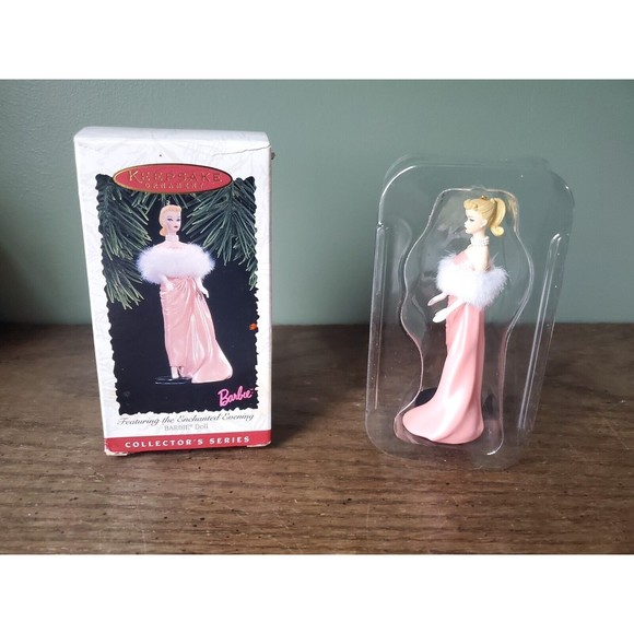 1996 Hallmark Keepsake Barbie Ornament Enchanted Evening Barbie - Picture 1 of 11